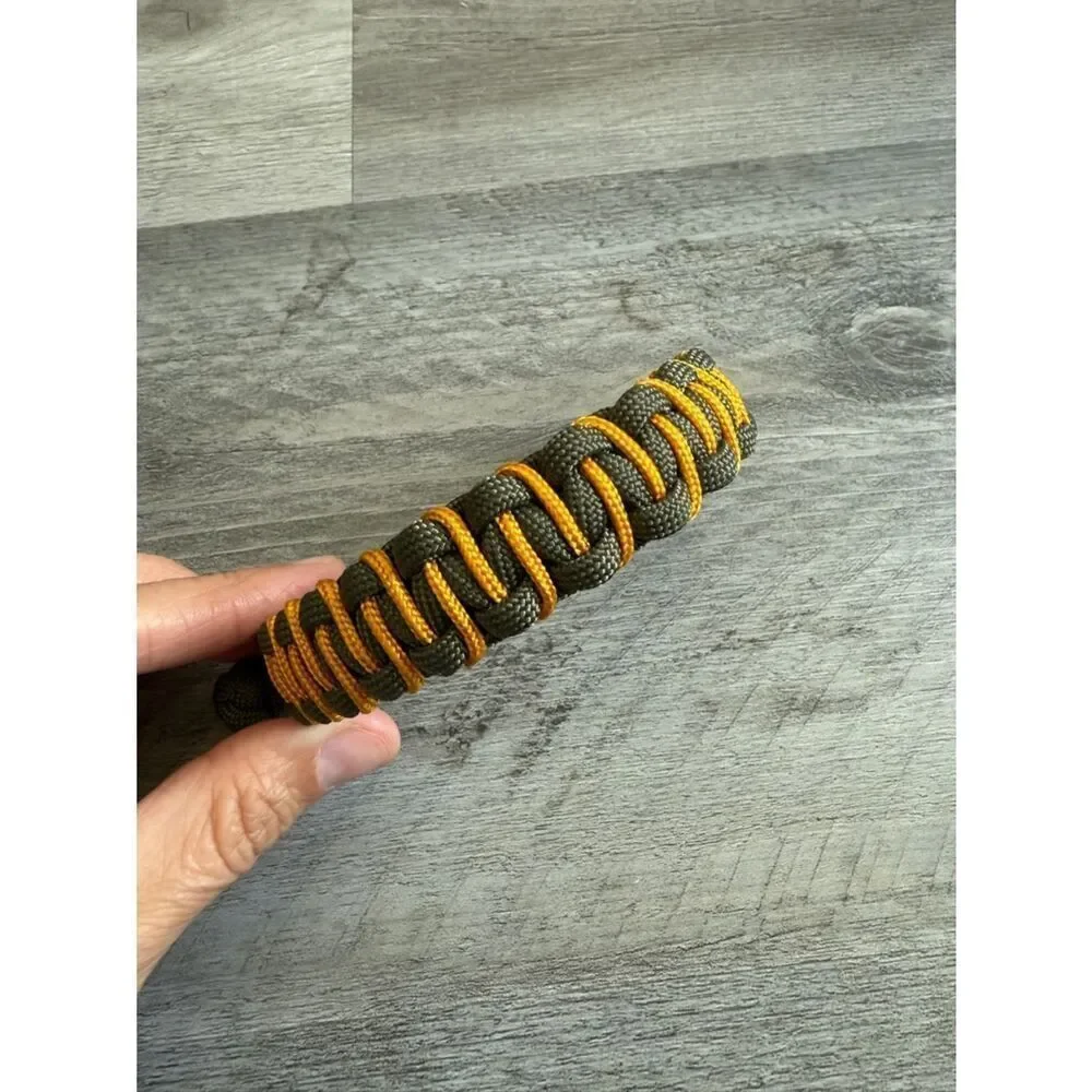 Paracord Bracelet NEW Unisex Handmade Green Bay Packers Green Gold
